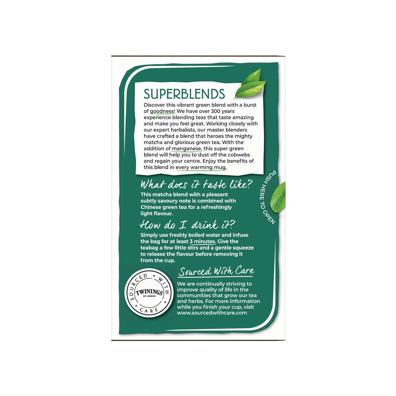 Superblends Super Green Matcha - 20 Envelopes