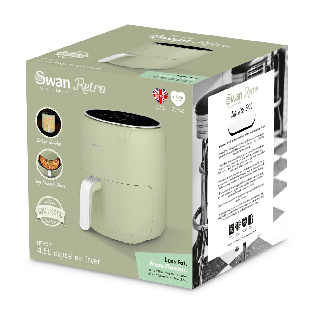 Swan Retro 4.5L Air Fryer