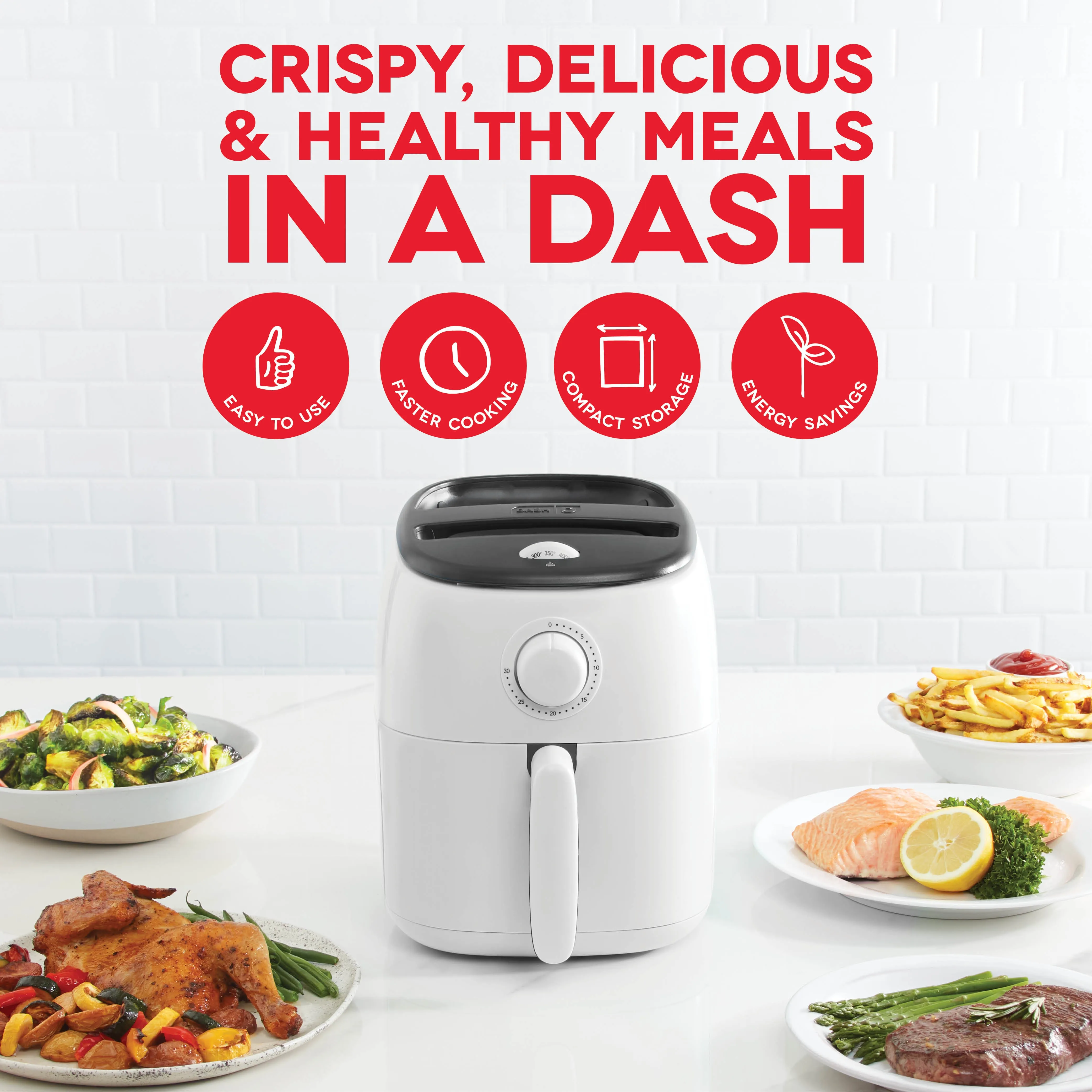 Tasti-Crisp™ Air Fryer 2.6Qt.