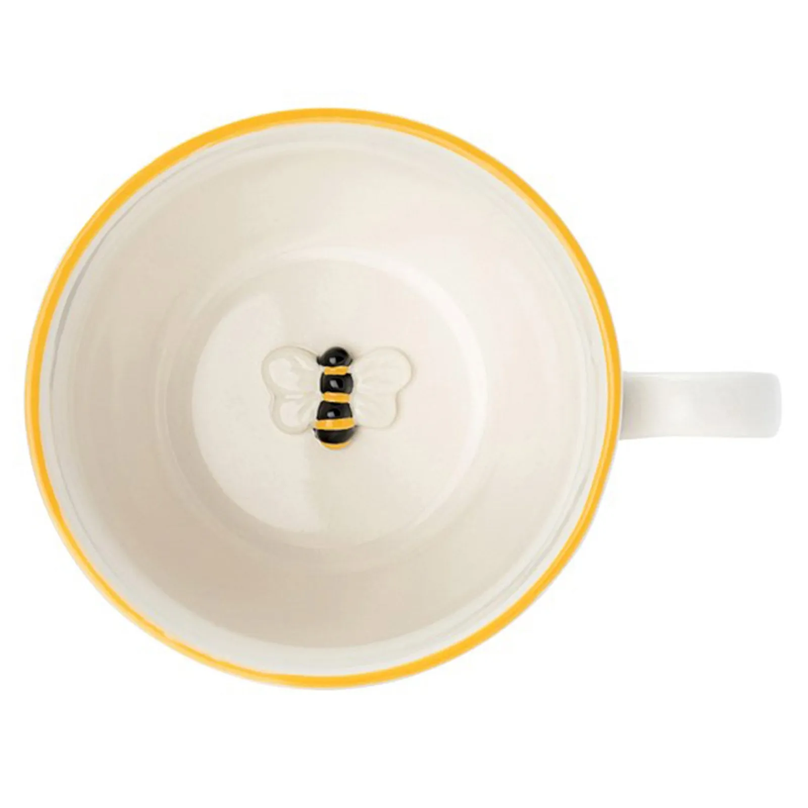 The English Tableware Company Bee Happy Hug Mug - White