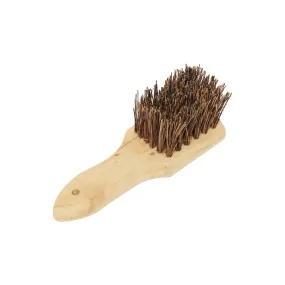 Thunder Group WDWB008 8" x 3" x 3", Wok Brush, Palmyra Bristles Brush with Wooden Handle