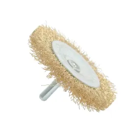 TORK CRAFT WIRE WHEEL BRUSH 63MM X 6MM SHAFT BLISTER