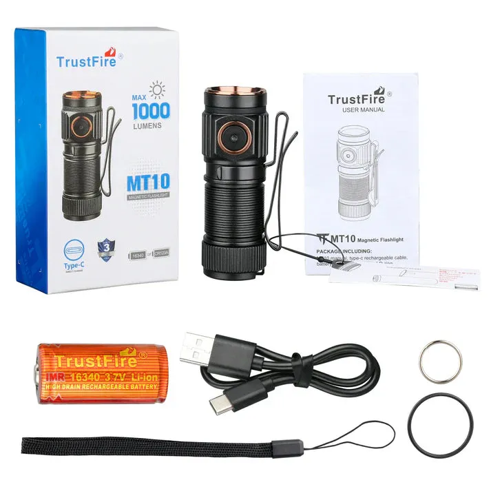 TrustFire MT10 EDC Flashlight 1000 Lumens