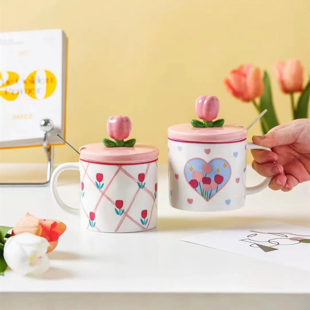 Tulip Ceramic Mugs