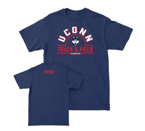 UConn Women's Track & Field Arch Navy Tee - Sinclaire Fryer