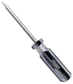 Vulcan SQ34 Screwdriver, S3 Drive, Square Drive, 8 in OAL, 4 in L Shank, Plastic Handle, Transparent Handle :EA: QUANTITY: 1