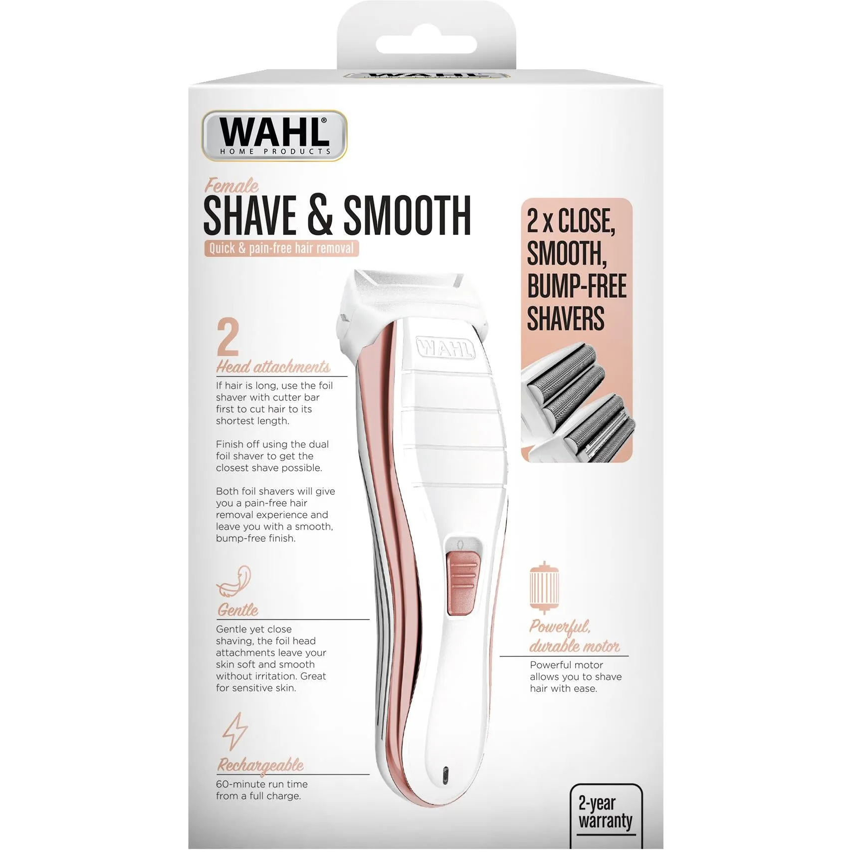 Wahl Female Shave & Smooth Shaver