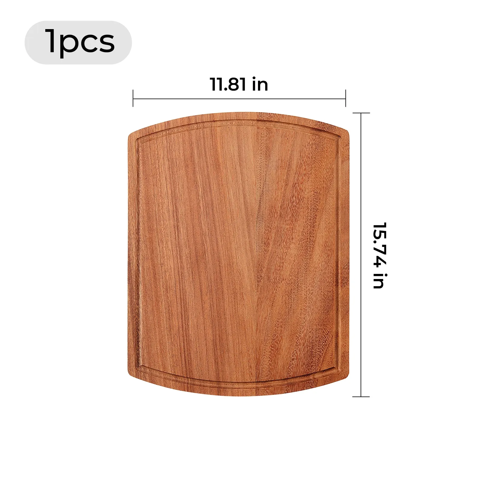 Walnut Curved Cutting Board (1pcs)