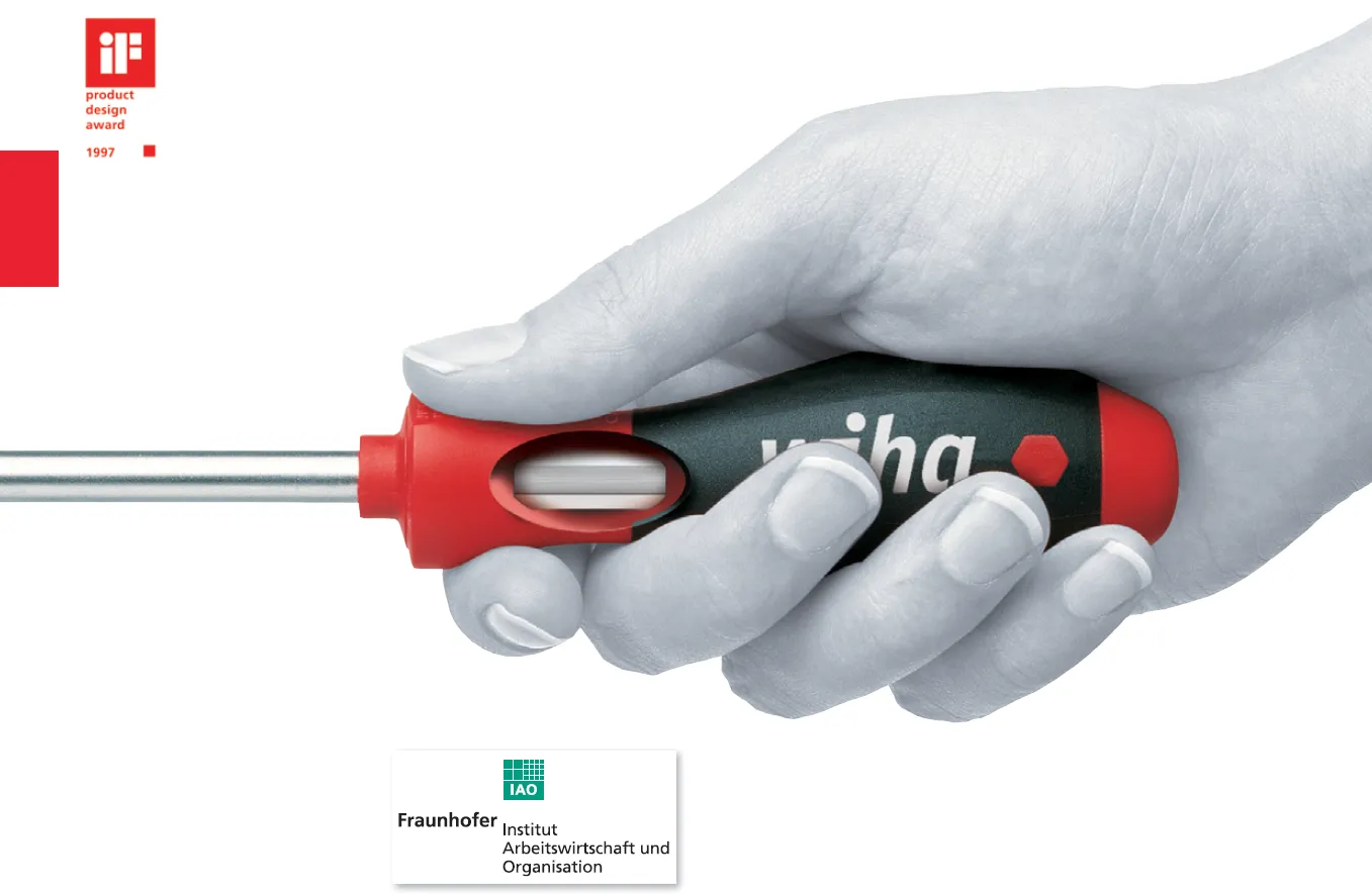 Wiha SoftFinish® Pozidriv Screwdriver Round Blade PZ0 x 60mm